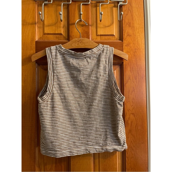 Lou & Grey Striped Softserve Slub Muscle Tank - Picture 4 of 4